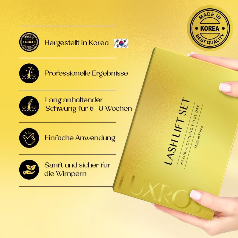 AYASAL Eyelash Lifting Set: Korean Formula for Eyelash Lifting, Lash
