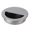 logyues 7x1.5cm Stainless Steel Hidden Concealed Recessed Pull Handles Round