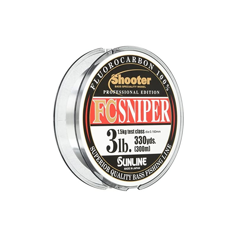 SUNLINE Fluorocarbon Line, Shooter, Sniper, 984.1 yd (300 m), 5