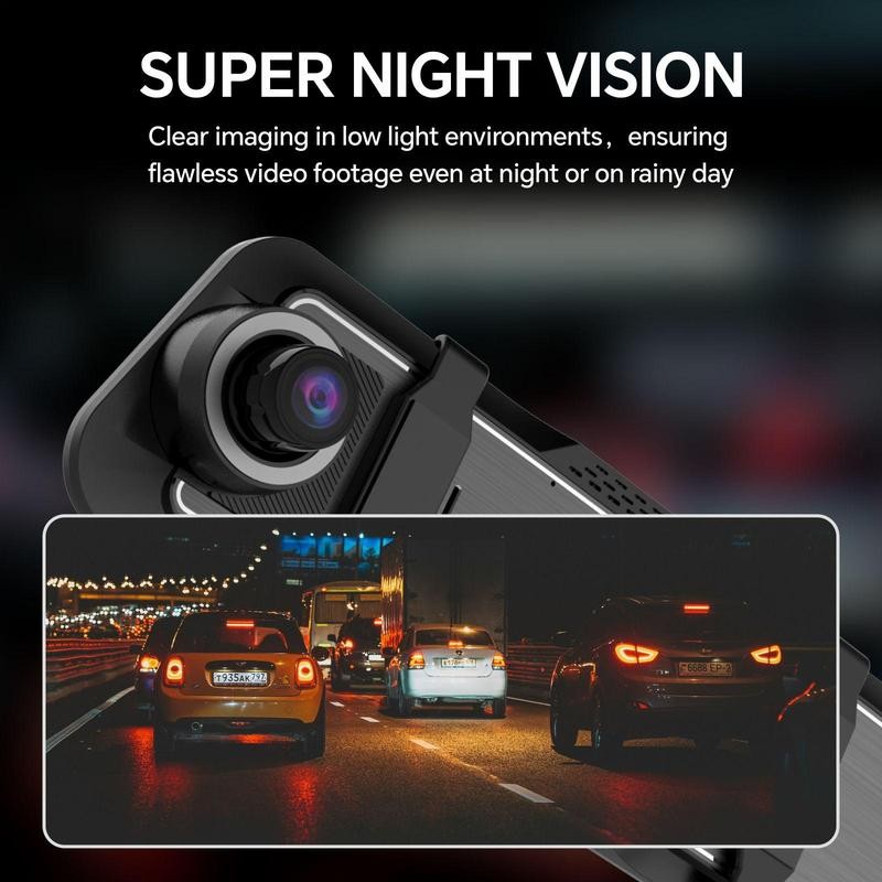 4K Car DVR, Car Rear View Mirror DVR, Car Rear