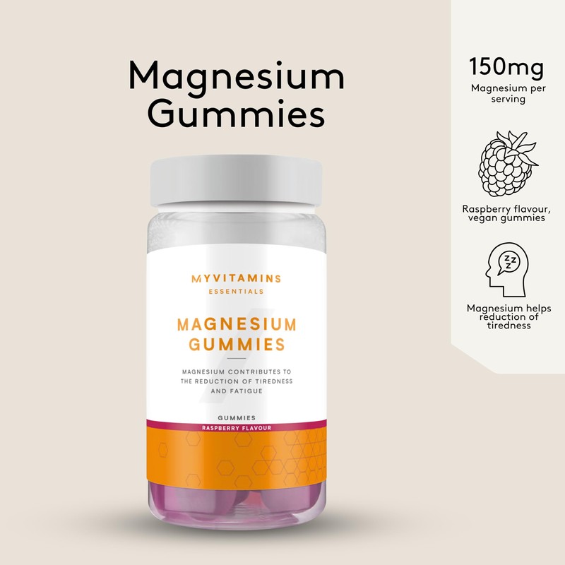 Magnesium Gummies – 150mg Magnesium per Gummy – Supports Electrolyte