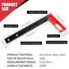 GREBSTK Multi Angle Measuring Ruler, Combination Framing Carpenter Square, Adjustable