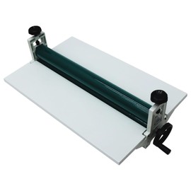 WYDDDARY 25.5Inch White All Metal Frame Manual Cold Laminator Desktop Cold Mounting Machine with Platform and Regulating Bracket for Photo Paper Film Lamination