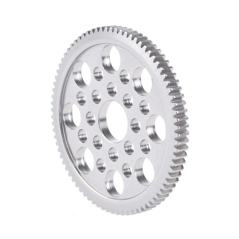 JFtech 7075 Aluminium Metal 48P Spur Gear 85T for 3Racing