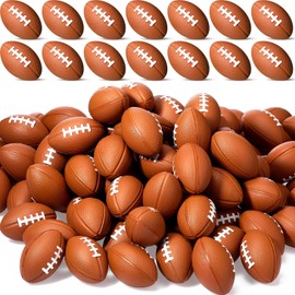 Jerify 120 Packs 2 Inch Mini Football Sports Stress Ball Bulk Mini Foam Football Foam Stress Balls for School Carnival Reward, Chrismas Party Bag Gift Fillers
