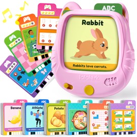 lalalark Talking Flash Cards for Kids 3 4 5 Year Old, Toddler Learning Toys with 136 Sight Words & 64 Games, Montessori Educational Toy for Kids, Preschool Learning Activities, Boys Girls Gifts