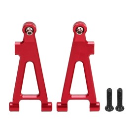 2Pcs Front Lower Swing Arm Aluminum Alloy Accessory for MJX 1/16 16208 16207 16210 Red