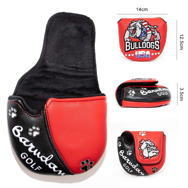 Putter Cover Headcover for Odyssey 2 Ball Magnetic Mallet Fits