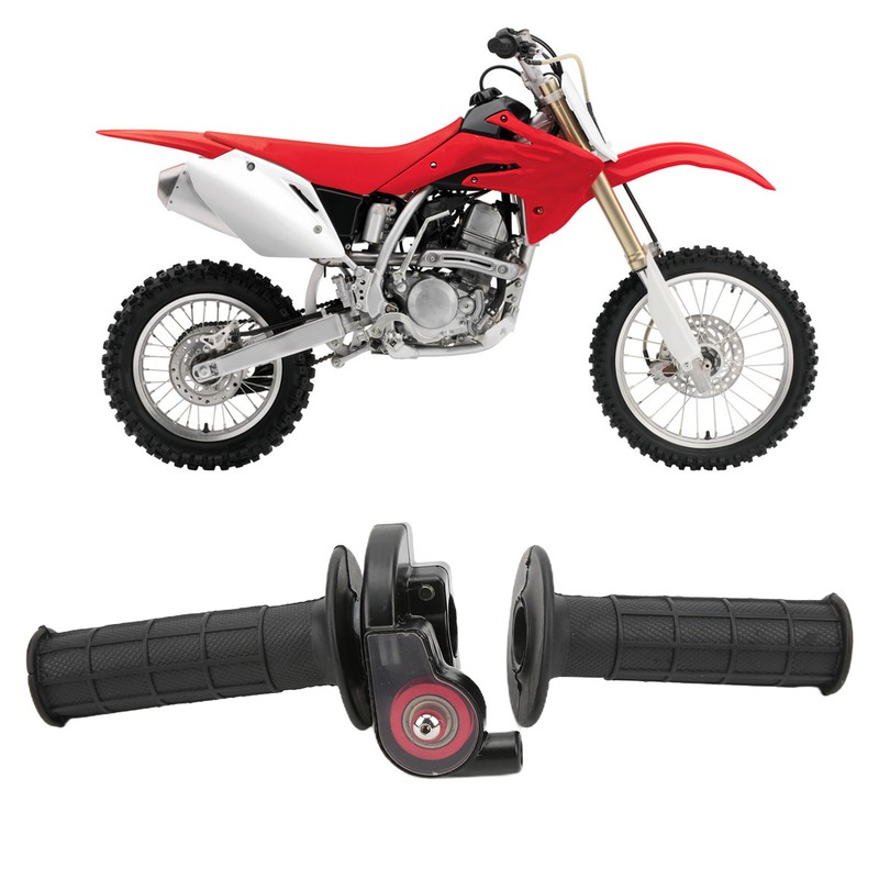 7/8in Twist Throttle Grips with Cable Replacement for CRF KLX
