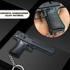 Metal Tactical Keychain,Cool Little Gun Model Key Ring Pendants Small