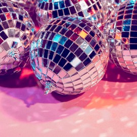 SATINIOR 3600 Pcs Mirror Mosaic Tiles Self-Adhesive Disco Ball Stickers Tiles 5 x 5 mm Square Glass Sticker for DIY Disco Ball Art Collage Indoor Outdoor Craft Decoration
