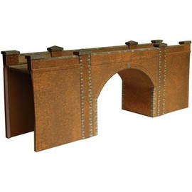 Superquick Red Brick Bridge / Tunnel - OO Gauge 1/72 Card Model Kit