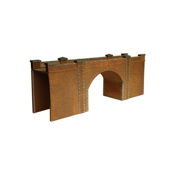 Superquick Red Brick Bridge / Tunnel - OO Gauge 1/72 Card Model Kit