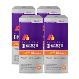 Arpoten Reboot Liquid Arginine 18ml 15 packets, 4 units / 아르포텐 리부트 액상 아르기닌 18ml 15포, 4개