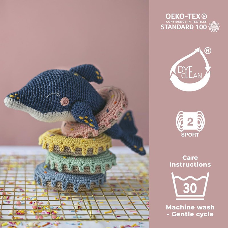 Hilo Amigurumi de Circulo – 100% algodón virgen brasileño mercerizado