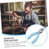 KONTONTY Leather Hole Punch Tool Durable Strap Punching Pliers with
