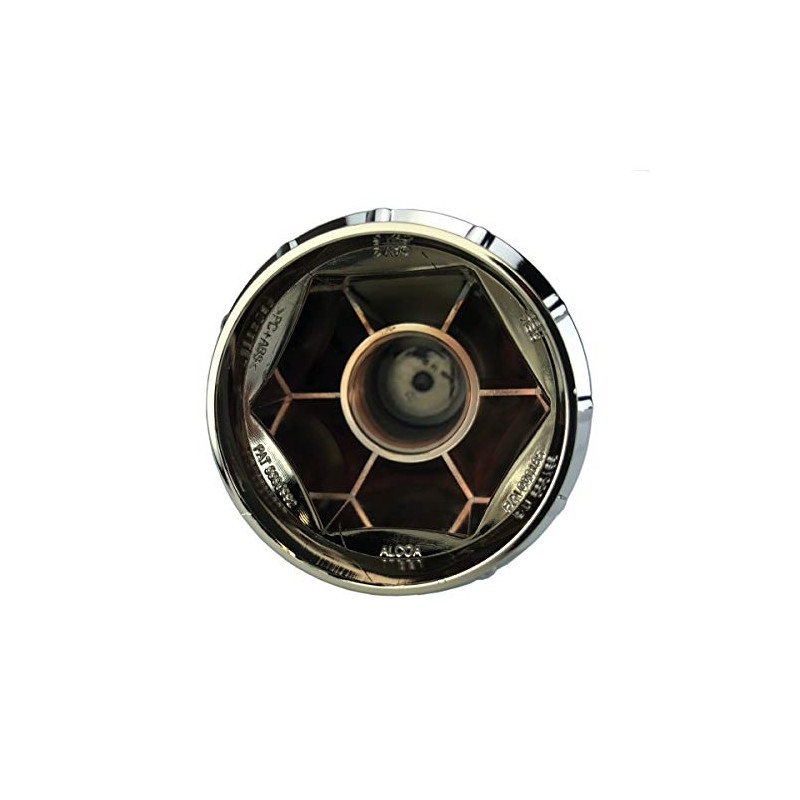 10 ALCOA 33mm Chrome Screw On Hex Lug Nut Covers