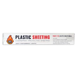 High Teck Clear Overspray Plastic Masking Sheeting Auto Body Paint 16ft x 350ft