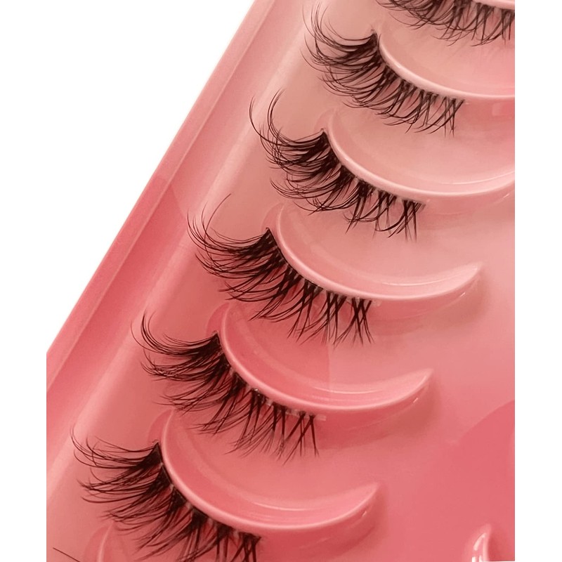 Half False Eyelashes, 10 Pairs False Eyelashes, Russian Strip Lashes,