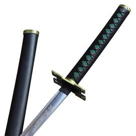 Armory Replica Demon Hunter Katana Sword - Decorative Collectible Carbon Steel Sword W/Wood Scabbard (Tokito Muichiro)