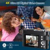 ANVOSCI 4K Digital Camera 50MP Autofocus Vlogging Camera for YouTube