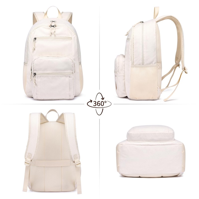 Backpack for Girls Boys Kids, School Backpack Cute Corduroy Student