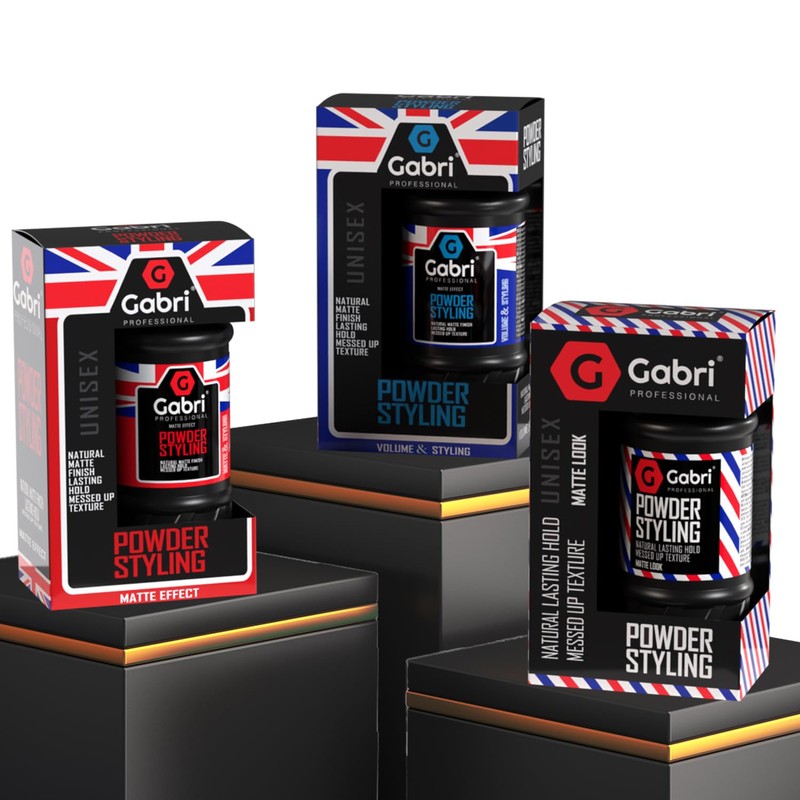 Gabri Matte effect styling hair powder wax