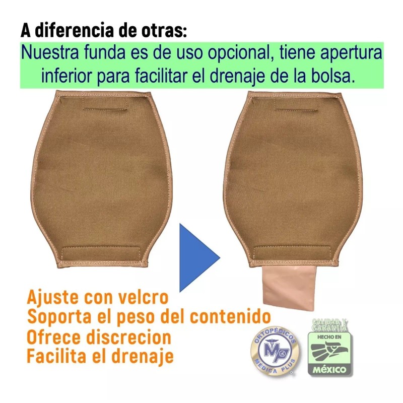 Ortopedicos Medica Plus 20cm Faja Para Colostomia Ileostomia + Funda