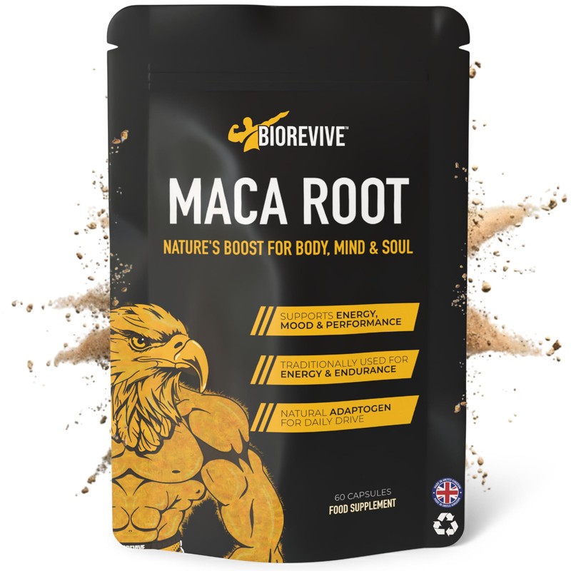 Biorevive Maca Root Capsules 1000mg, 60 Count – High Strength