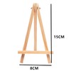 12Pcs Wooden Tabletop Art Display Easels, Small Desktop Holder Stand