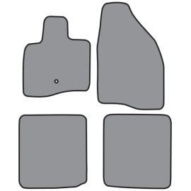 ACC Mats Compatible w/ 2005-2007 Ford Five Hundred Floor Mat 4pc - Pick Color - 7075 Oyster Shale