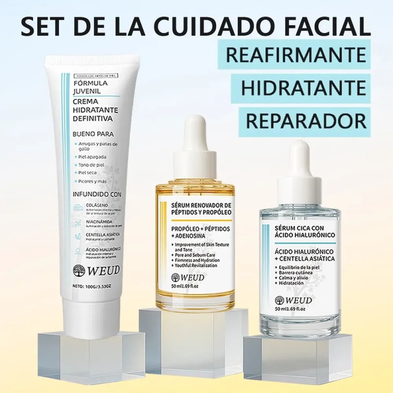 Weud Youth Hidrata Reafirm Repara Piel Seca Y Sensible Kit