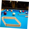 Mikinona 2pcs Billiard Ball Rack Solid Hardwood Pool Table Ball