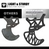 NICECNC Rear Brake Disc Guard & Dual Caliper Mounting CNC