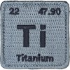 Element TITANIUM TI PERIODIC TABLE ELEMENT SYMBOL ACU DARK TACTICAL