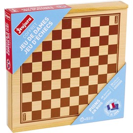 Jeujura J8133 Schachspiel-Set in Holzbox, Mehrfarbig