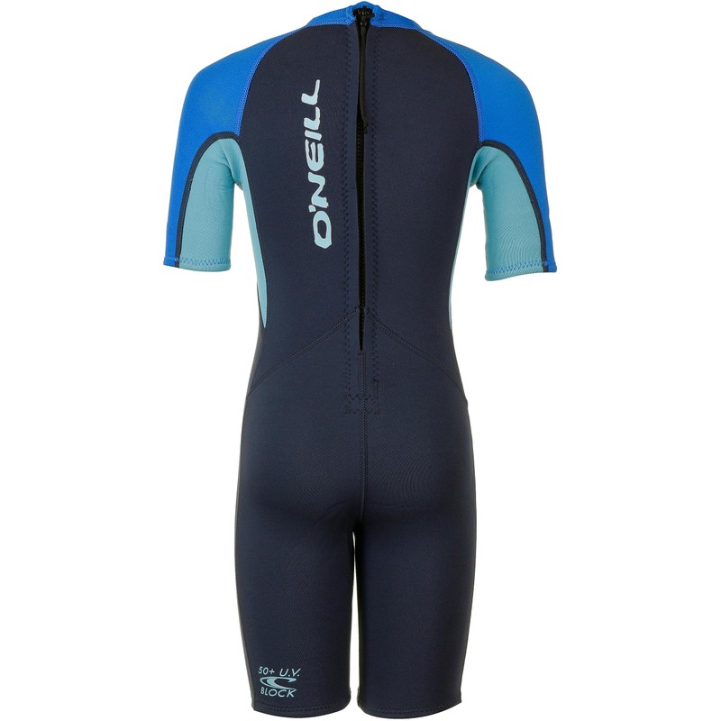 O'Neill Wetsuits Unisex Baby Toddler Reactor 2mm Spring Wetsuit, Slate/Sky/Ocean,