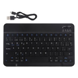 Mini Portable Wireless Bluetooth 3.0 Spanish Keyboard Touchpad for IOS/Android