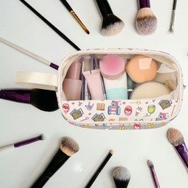 PXTIDY Speech Therapy Clear Toiletry Bag SLPA Gift Speech Language Pathology Assistant Gift SLPA Thank You Gifts