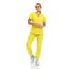 Hey Collection Womens Stretch V-Neck Jogger Scrubs Set, Medical Nursing