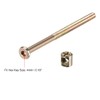 sourcing map M6 x 110mm Furniture Bolts Nut Set Hex
