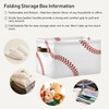 HOYYU Softball Baseball Basket Decor Storage Bin Basket For Shelf