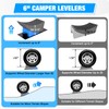 Nilight Camper Leveling Blocks 6 Inch, RV Wheel levelers for