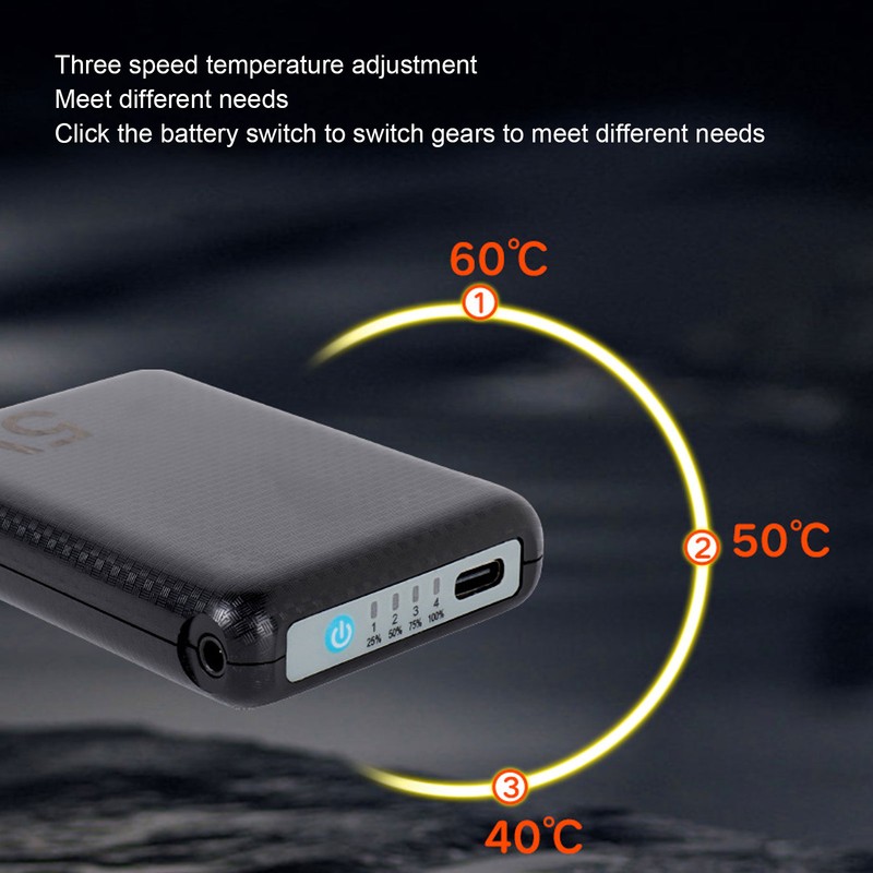 Heated Socks for Men Women Adjustable 5000mAh Rechargeable Battery Heated