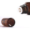 OHEETU 6Pcs 20ML Empty Amber Glass Essential Oil Bottles with