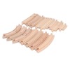 Wooden Train Track Set for Toddlers Assembly Kit Building Toys