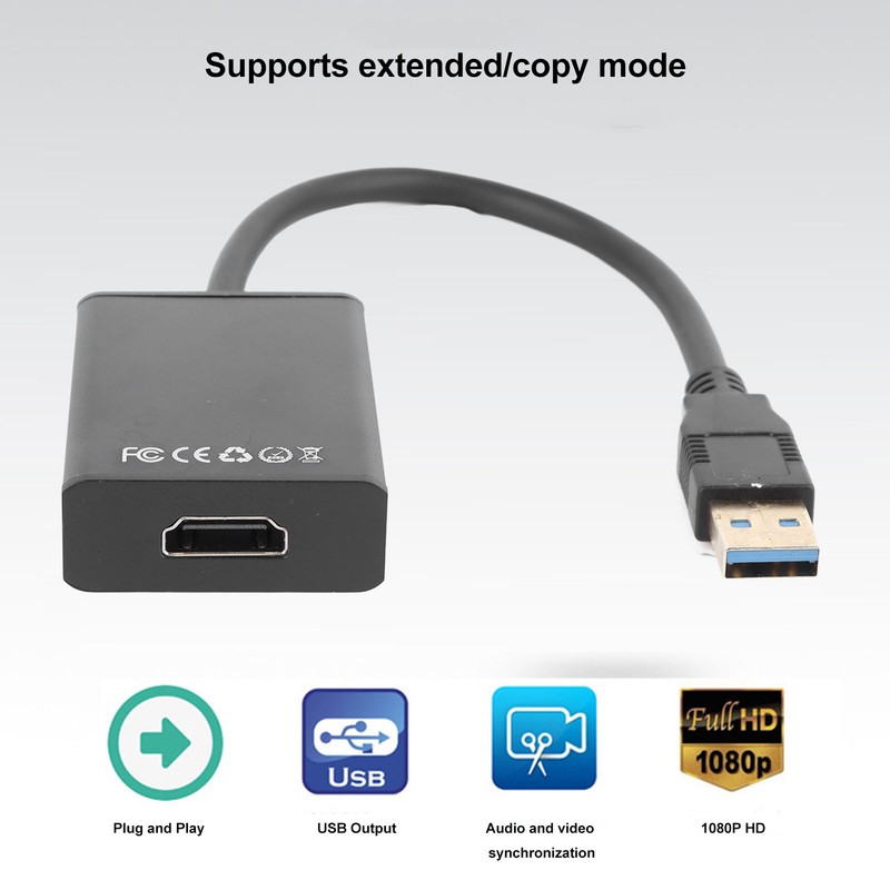 USB 3.0 to HD Multimedia Interface Adapter Supports 1080P Driver
