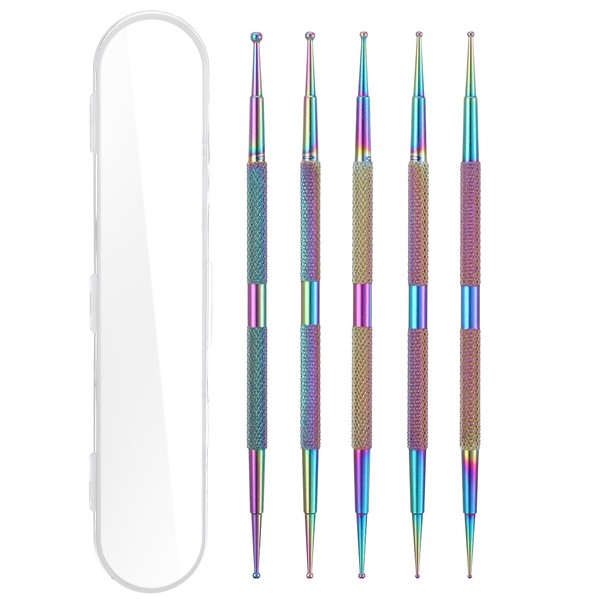 Nail Art Dotting Tool, 4PCS Stainless Steel Dotting Pens with