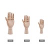 Jointed Hand Plant Holder Flexible Eye Catching Wooden DIY Plant
