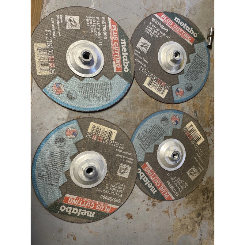 Metabo LOT OF 10 METABO 9" CUTTING/GRINDI